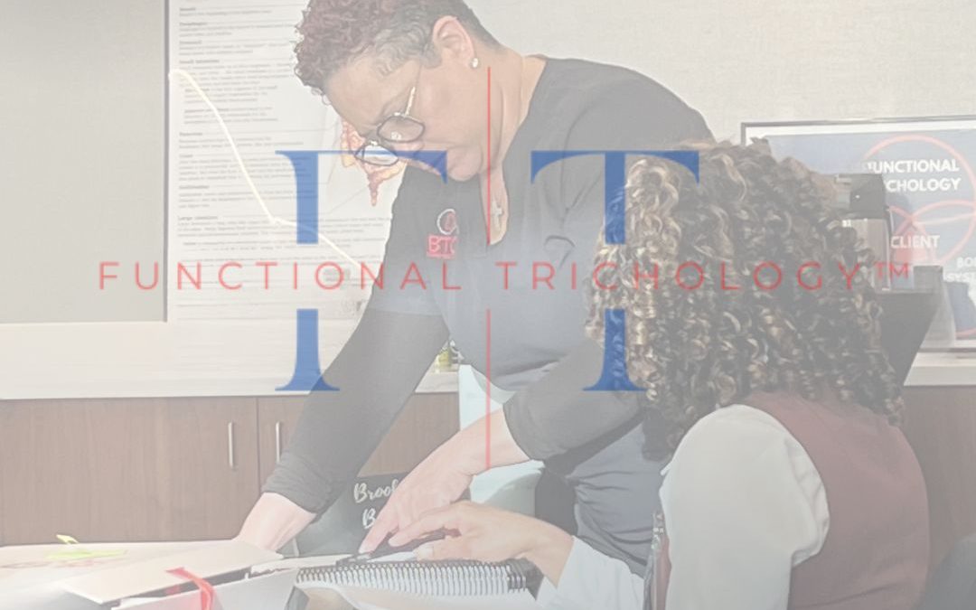 Ky Smith teaching Functional Trichology through the American Academy of Hair and Scalp Diseases